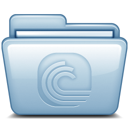 Bittorrent Blue Icon 256x256 png